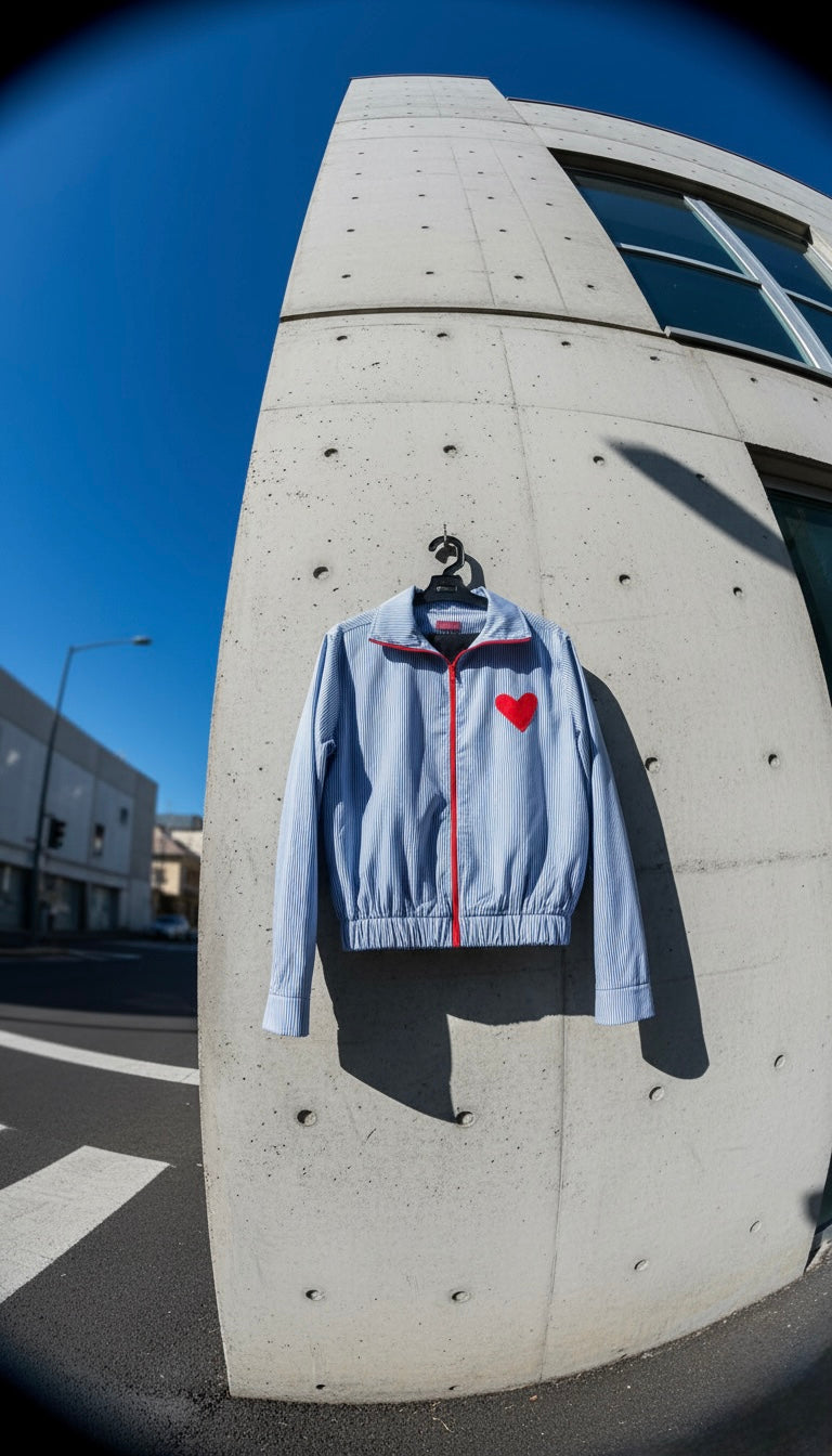 The heart stripe shirt