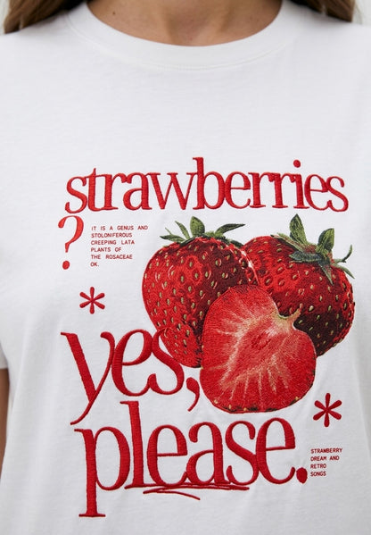 Oversized Strawberry Tshirt 🍓