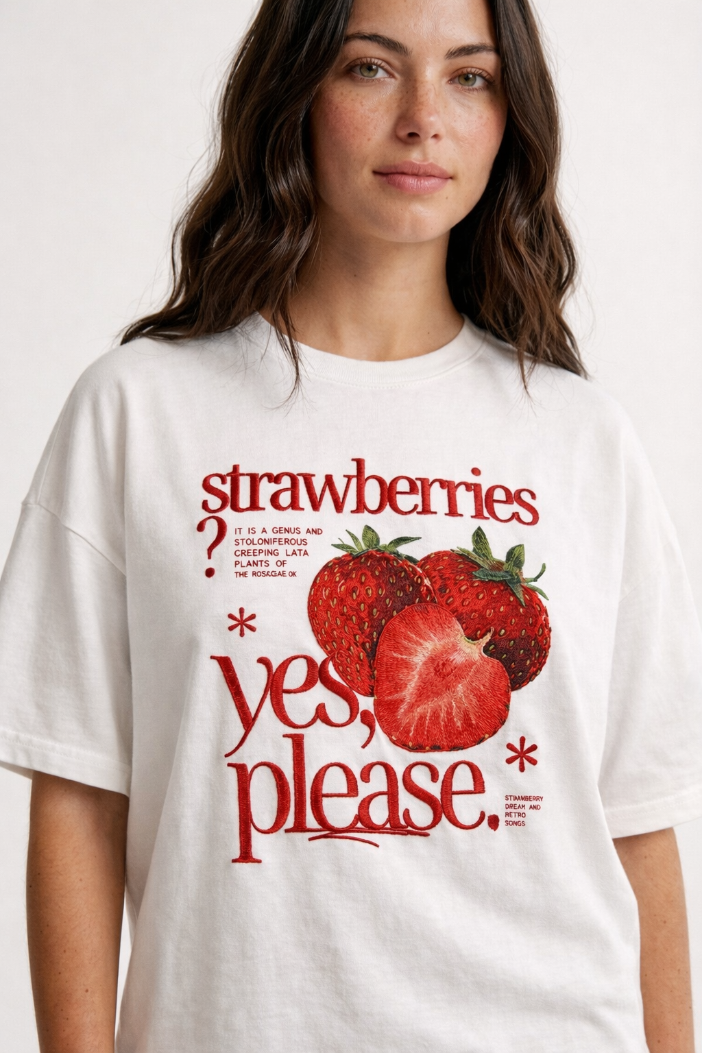 Oversized Strawberry Tshirt 🍓